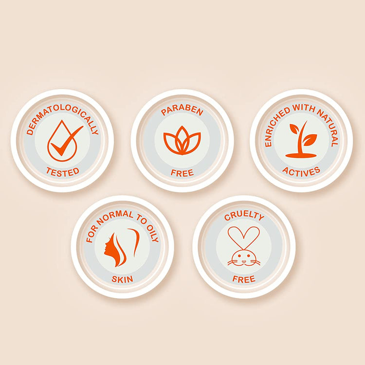Lotus Herbals Safe Sun Vitamin C Matte Gel Daily Sunscreen | SPF 50 | PA+++ | Paraben Free | Dermatologically Tested | Anti Pollution | Normal/Oily Skin | 75g