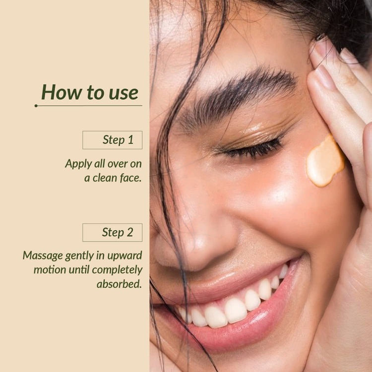 Lotus Botanicals Skin Brightening Face Moisturiser | Vitamin C | SPF 20 | PA+++ | Sulphate, Silicon & Chemical Free Face Cream | All Skin Types | 45g