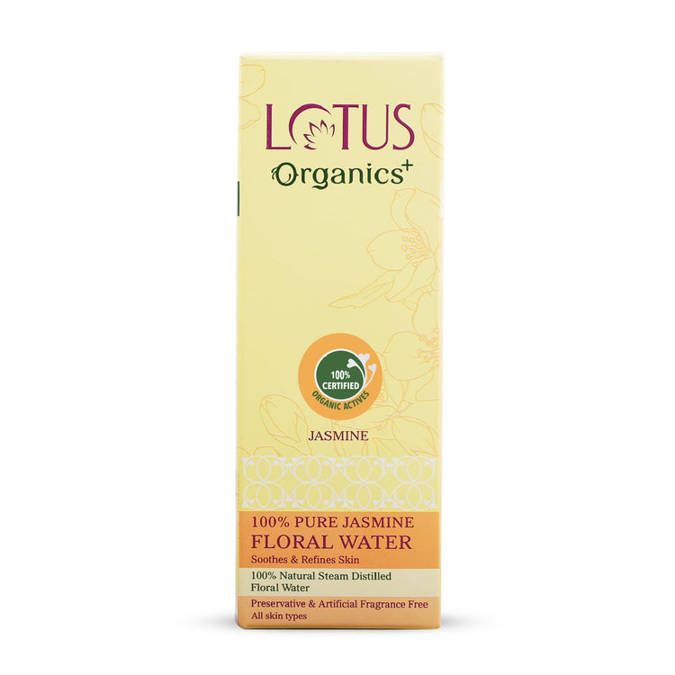 Lotus Organics+ 100% Pure Jasmine Floral Water 50ml