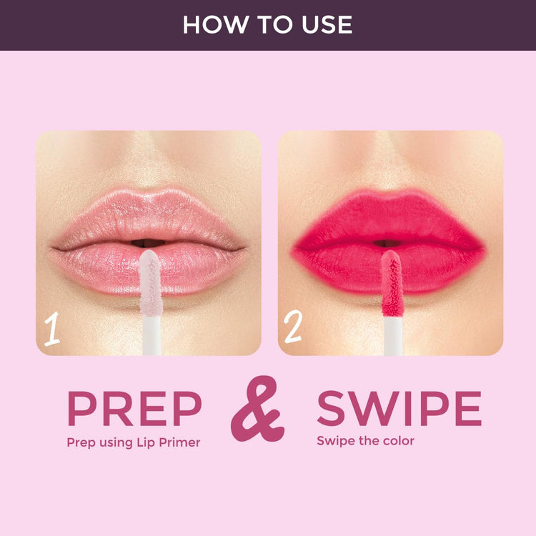 Lotus Make-Up Proedit Prep And Swipe Lip Color | With Lip Primer | Longlasting | Smudgeproof | 6g (PL09 - Blackberry Ricotta, 6)
