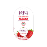 Lotus Herbals Lip Balm - Strawberry | For Dry & Cracked Lips | 5g