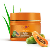 Lotus Herbals Safe Sun Detan After-Sun Cooling Matte Gel, Papaya & Aloe Vera, Paraben Free, All Skin Types, Green, 100g