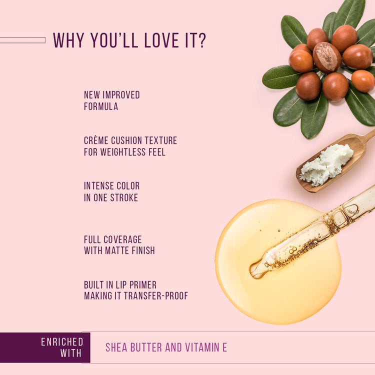 Lotus Makeup Ecostay Matte Lip Lacquer - Red Fantasy, Red, 4 g