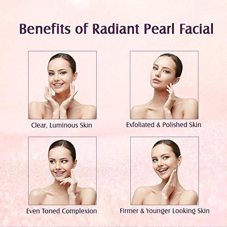 Lotus Herbals Radiant Pearl Cellular 1 Facial Kit | For Deep Cleaning | With Pearl Extracts & Green Tea | 37g