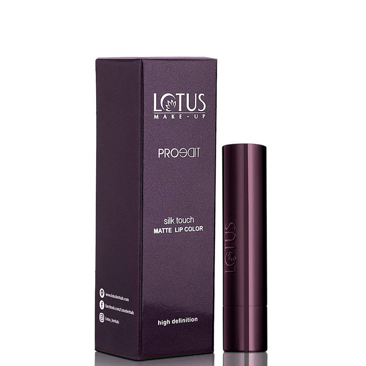 Lotus Makeup Proedit Silk Touch Matte Lip Color, Rising Red, Red, 4 g