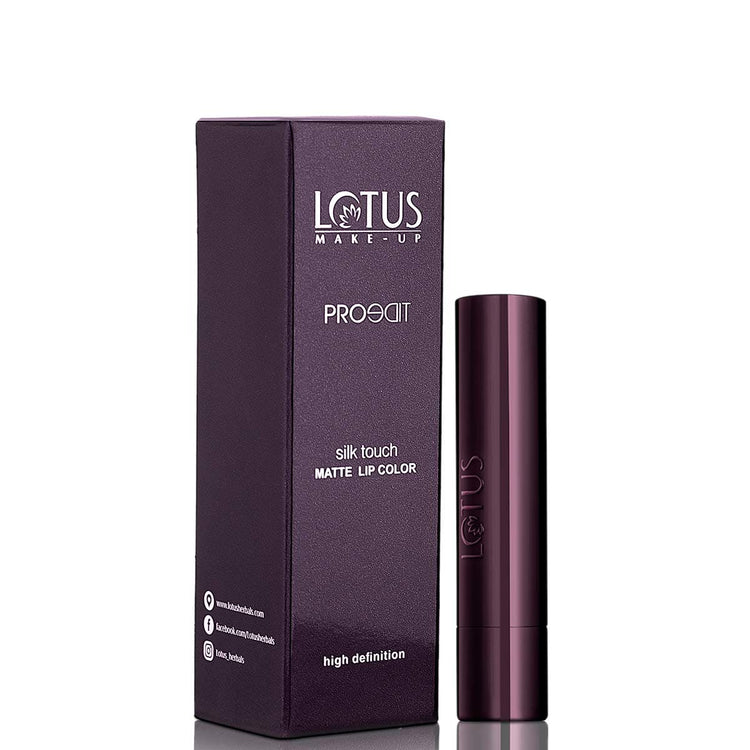 Lotus Makeup Proedit Silk Touch Matte Lip Color Lilac Love Sm15, Lilac Love, 4 g