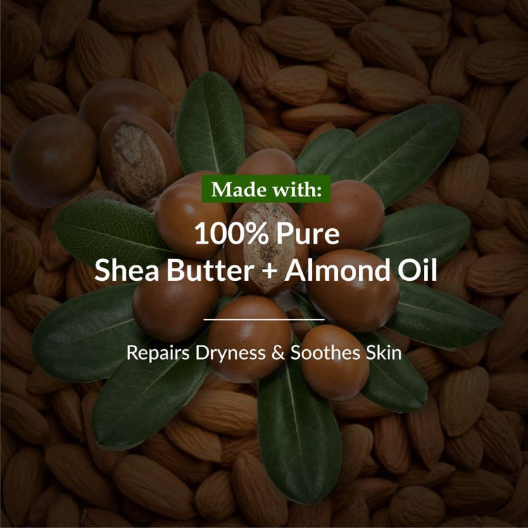 Lotus Botanicals 100% Shea & Almond Body Lotion | Deeply moisturizes dry skin|Smooth & Nourished Skin|Repairs Damaged Skin| No Parabens |All Skin Types | 280 ml