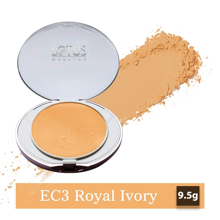 Lotus Make-Up Ecostay Ideal Finish Pressed Powder Royal Ivory, Royal Ivory, 9 g