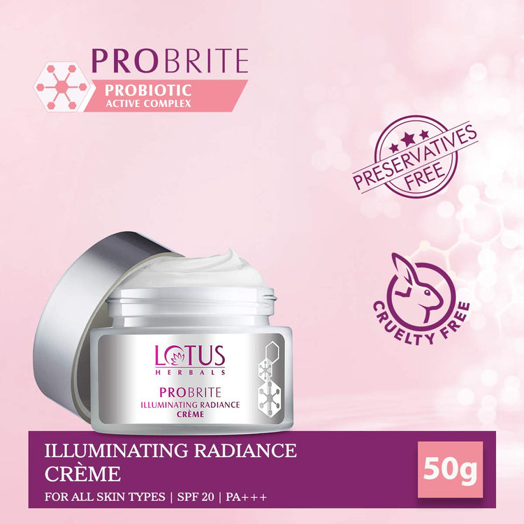 Lotus Herbals Probrite Illuminating Radiance Crème, 50 g