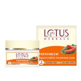 Lotus Herbals Papayablem Papaya-n-Saffron Anti-Blemish Cream, 250g