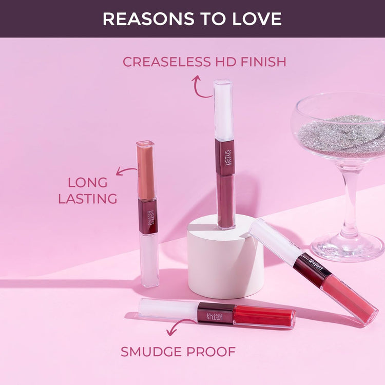 Lotus Make-Up Proedit Prep And Swipe Lip Color | With Lip Primer | Longlasting | Smudgeproof | 6g (PL01 - Toffee, 6)