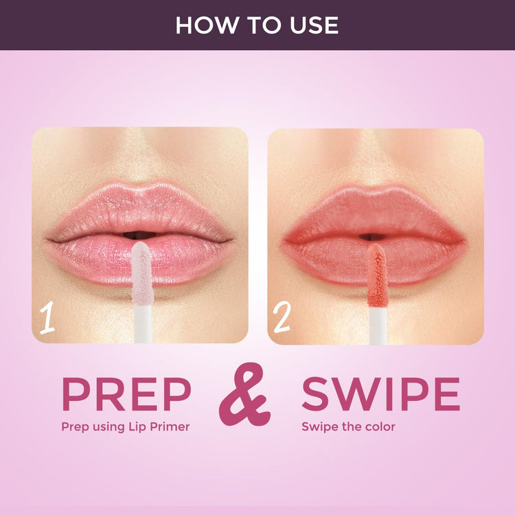 Lotus Make-Up Proedit Prep And Swipe Lip Color | With Lip Primer | Longlasting | Smudgeproof | 6g (PL01 - Toffee, 6)