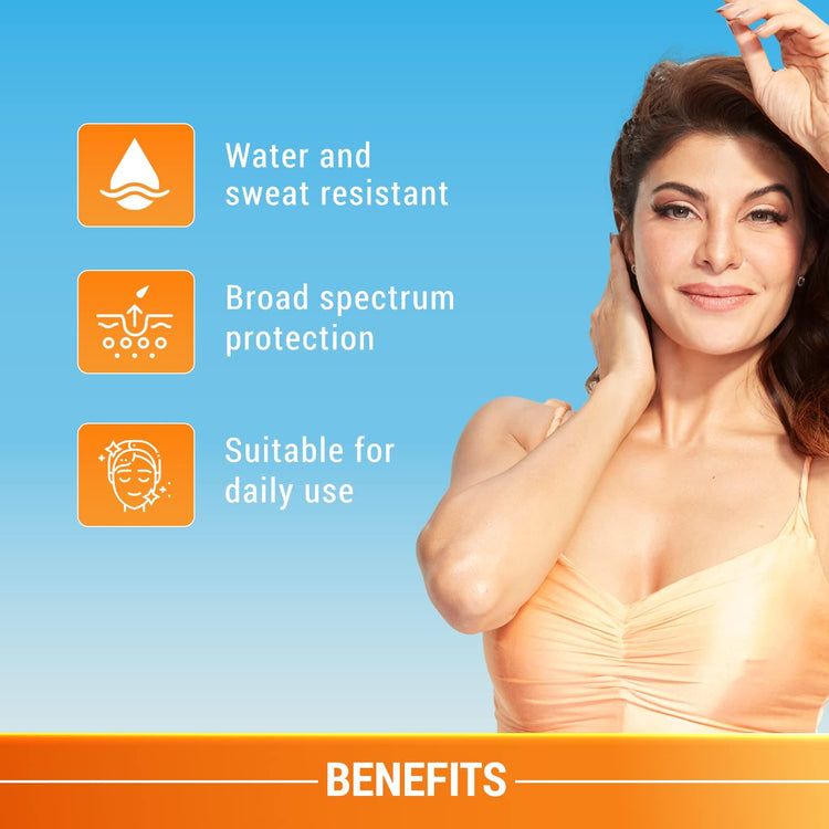 Lotus Herbals Safe Sun Sunscreen Cream - Breezy Berry SPF 20 PA+For All Skin type, Sweat & Waterproof Non-Greasy 50g,White