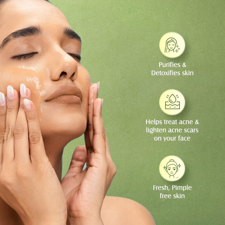 Lotus Herbals Neem And Clove Purifying Face Wash With Active Neem Slices, 120g