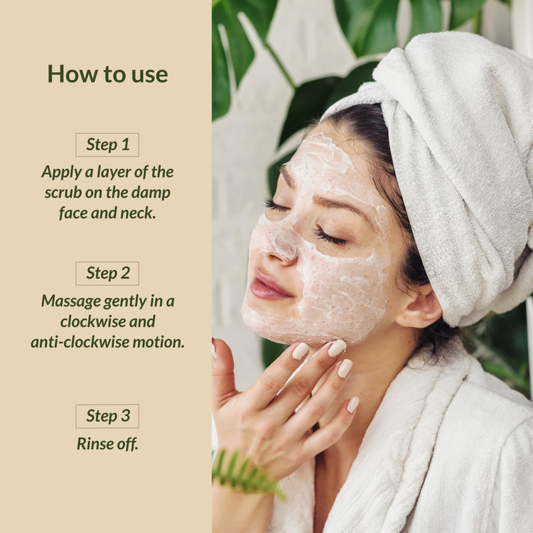 Lotus Botanicals Baking Soda Deep Cleansing Face Scrub| Oil Control, Anti - Acne | Sulphate, Silicon & Chemical Free | For Normal/Oily or Combination Skin | 100g