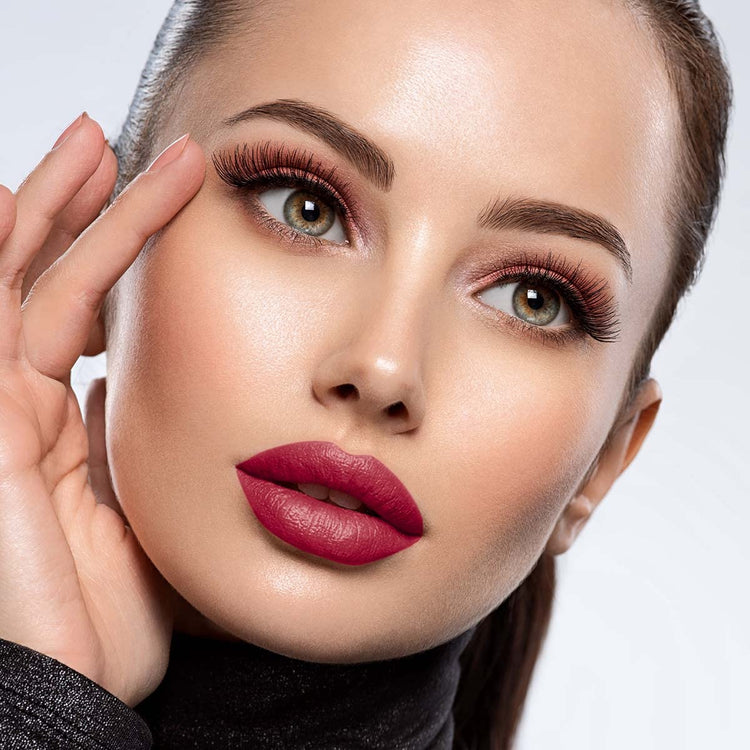 Lotus Makeup Ecostay Butter Matte Lip Colour, Rouge Belle, 4.2g