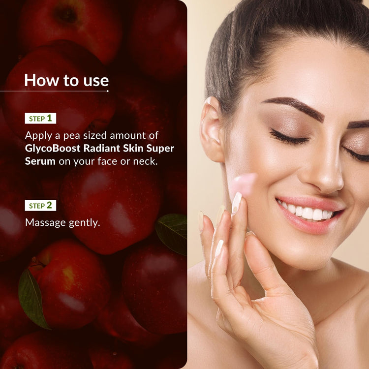 Lotus Botanicals GlycoBoost Radiant Skin Super Serum with Red Apple & Glycolic Acid | 30 ml