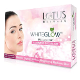 Lotus Herbals Whiteglow Insta Glow 1 Facial Kit for Cleansing, Whitening, Smoothing For Radiant Glowing Skin Natural Ingredients 40g