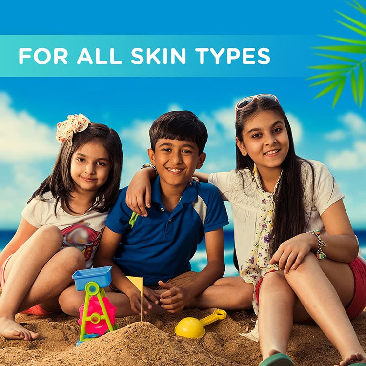 Lotus Herbals Safe Sun Kids Soft-Touch Sunscreen | SPF 40 | PA+++ | Waterproof & Sweatproof | Preservative Free | Anti Pollution | All Skin Types | 80g