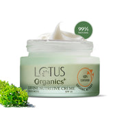 Lotus Organics+ Divine Nutritive Cream | For Skin Repairing & Nourishment | SPF 20 Moisturiser | 100% Certified Organic Irish Moss | Sulphate & Paraben Free | All Skin Types | 50g