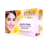 Lotus Herbals Safe Sun Anti Tan Whitening & Glow 4 In 1 Facial Kit |160g