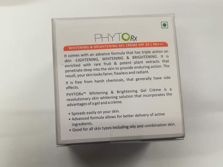 Lotus Professional Phytorx Whitening & Brightening Gel Creme, 50 g