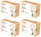 Lotus Herbals Radiant PartyGLOW White Peony & Argan Oil Detanning Facial Kit | 5 Easy Steps | Paraben Free | Salon Grade | All Skin Types | Pack of 4 | 228g