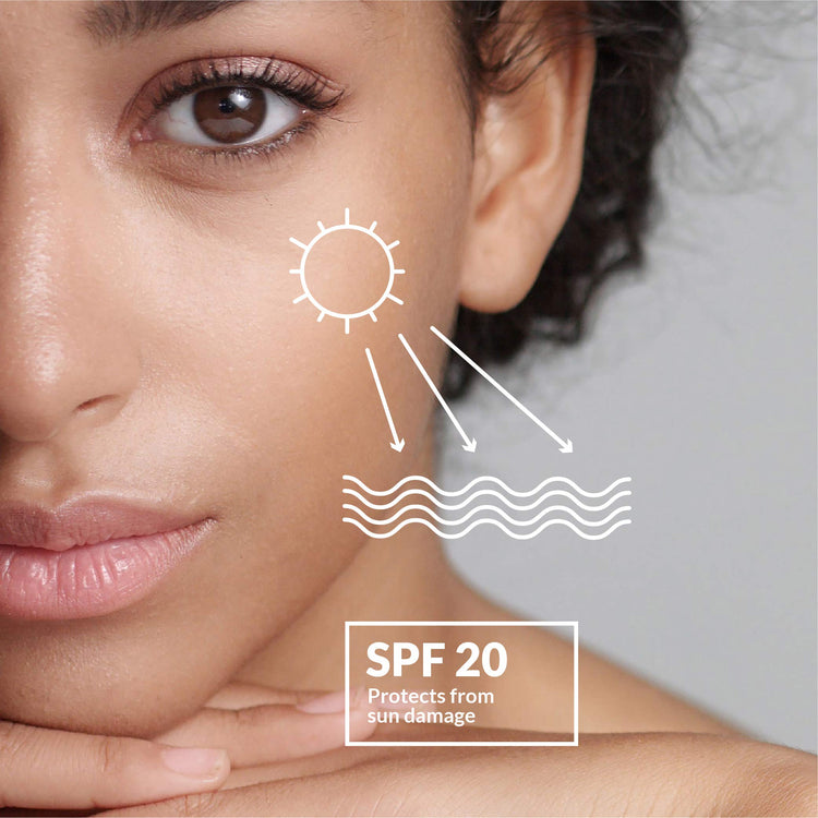 Lotus Botanicals Skin Brightening Face Moisturiser | Vitamin C | SPF 20 | PA+++ | Sulphate, Silicon & Chemical Free Face Cream | All Skin Types | 45g