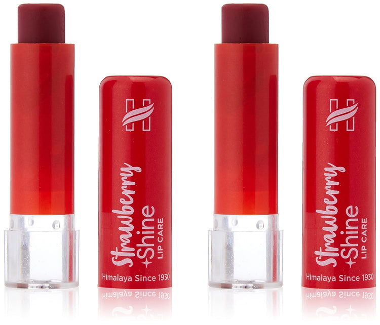 Himalaya Herbals Strawberry Shine Lip Care, 4.5g (Pack of 2)