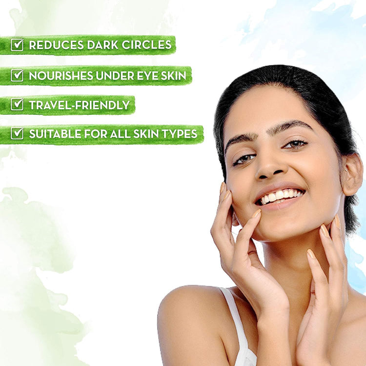 Bye Bye Dark Circles Eye Cream with Cucumber and Peptides for Dark Circles - 20ml