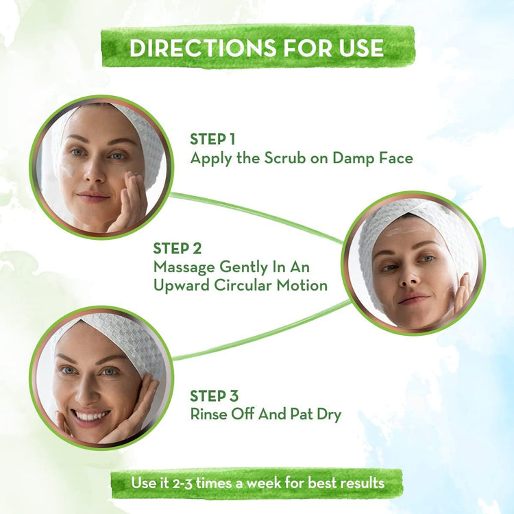 Mamaearth Rice Face Scrub for Glowing Skin, With Rice Water & Niacinamide for Glass Skin - 100 g