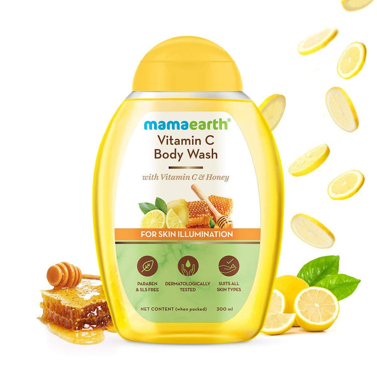 Vitamin C Body Wash with Vitamin C and Honey for Skin Illumination - 300ml