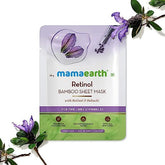 Retinol Bamboo Sheet Mask with Retinol and Bakuchi for Fine Lines and Wrinkles - 25 g