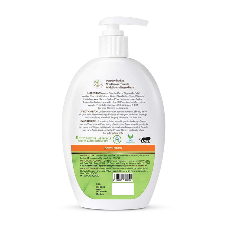 Vitamin C Body Lotion with Vitamin C and Honey for Radiant Skin - 400 ml