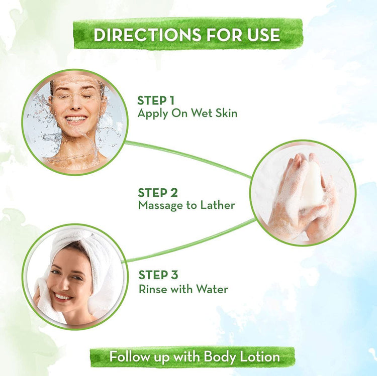 Charcoal Nourishing Bathing Soap With Charcoal and Mint for Deep Cleansing - 5x75g