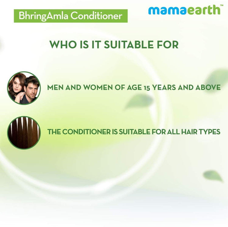 BhringAmla Conditioner with Bhringraj and Amla for Intense Hair Treatment - 250ml