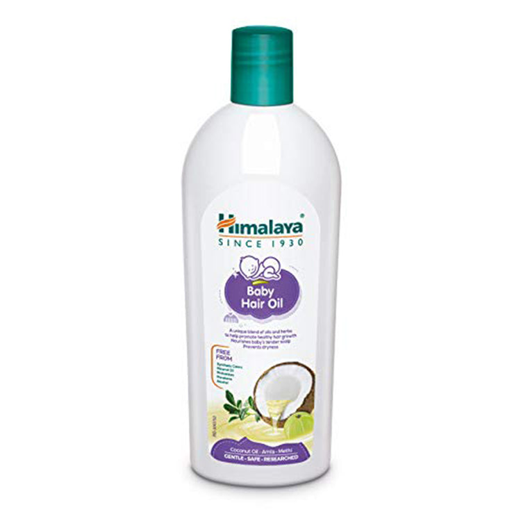 Himalaya Baby Hair Oil 200 ml(1 Count), White