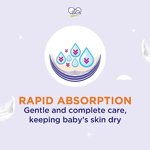 Himalaya Total Care Baby Pants Diapers, Large (L), 76 Count, (9 - 14 kg), With Anti-Rash Shield, Indian Aloe Vera and Yashad Bhasma, Silky Soft Inner Layer