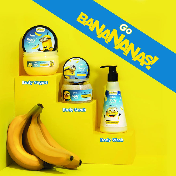 Plum BodyLovin? Minions Goin? Bananas Body Yogurt | Lightweight Hydration | Instant Cooling | Bananas Fragrance