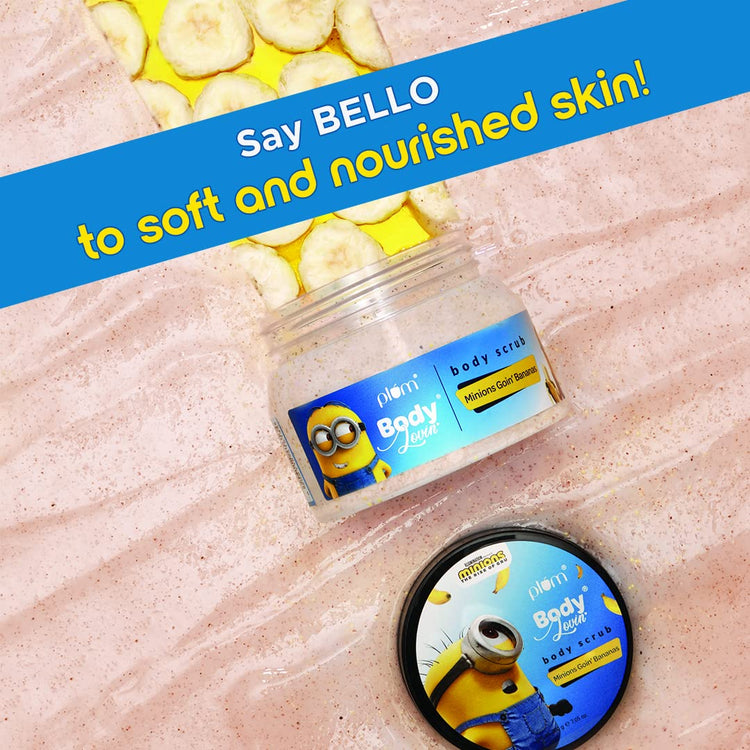 Plum BodyLovin? Minions Goin? Bananas Body Scrub | Skin Polishing | Nourishing | Bananas Fragrance | All Skin Types