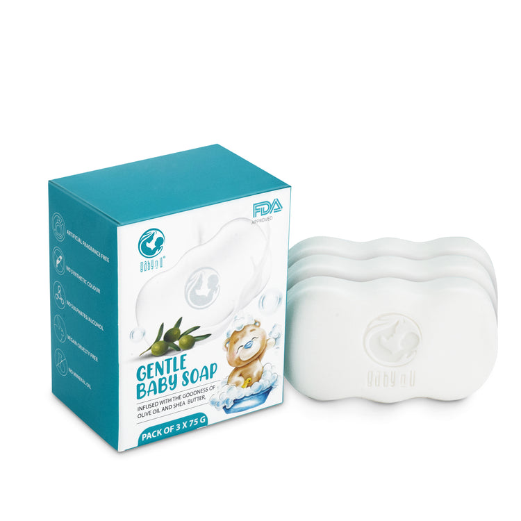 Moisturizing Baby Soap Bar (Pack of 3)