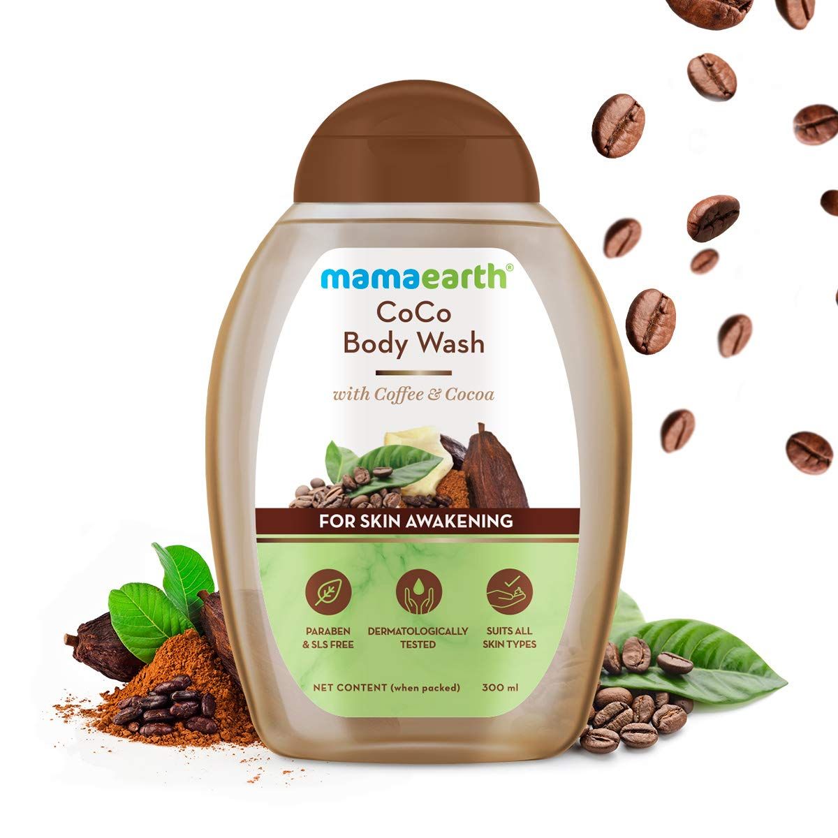 CoCo Body Wash With Coffee and Cocoa For Skin Awakening - 300 ml