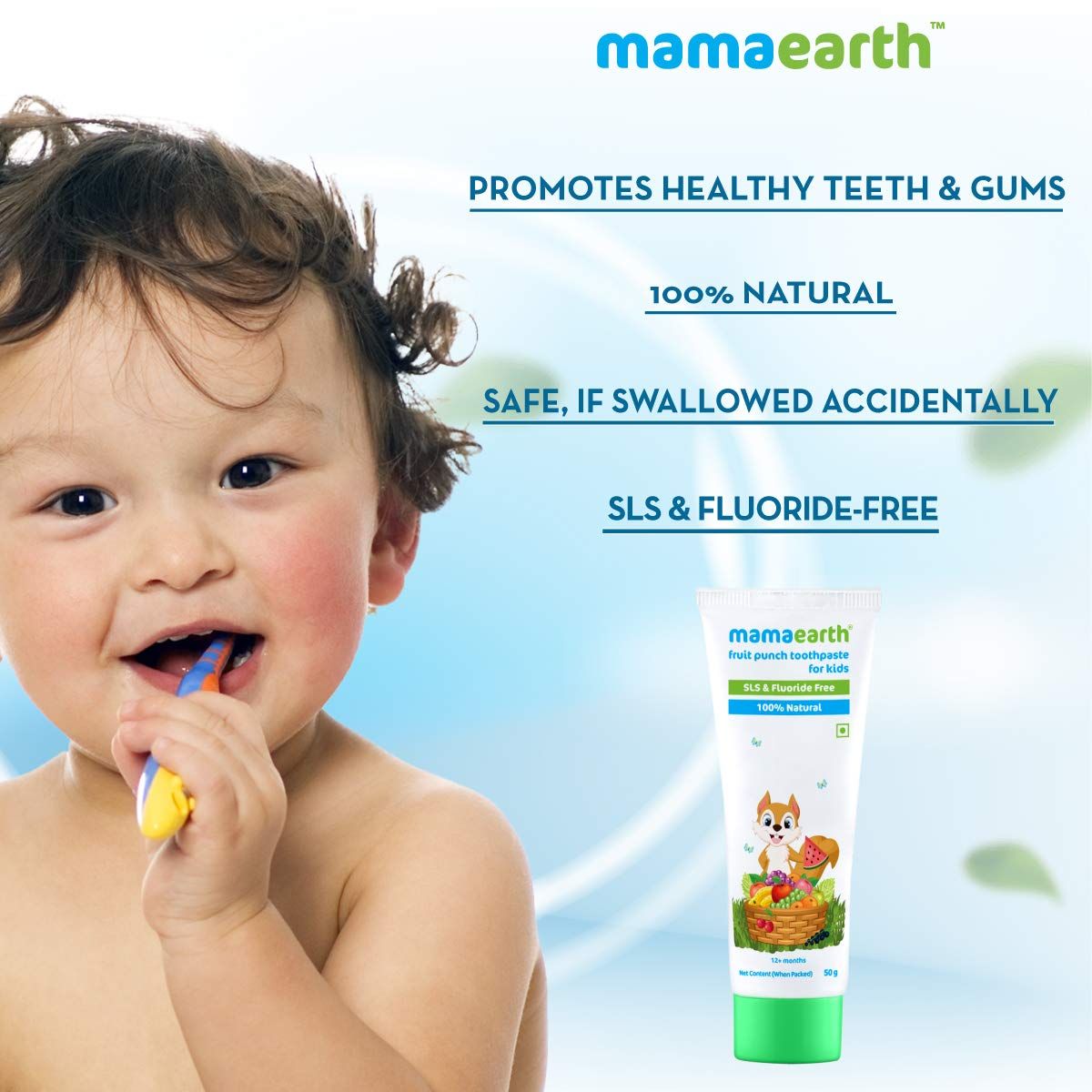 Mamaearth BB Fruit Punch Toothpaste 50g
