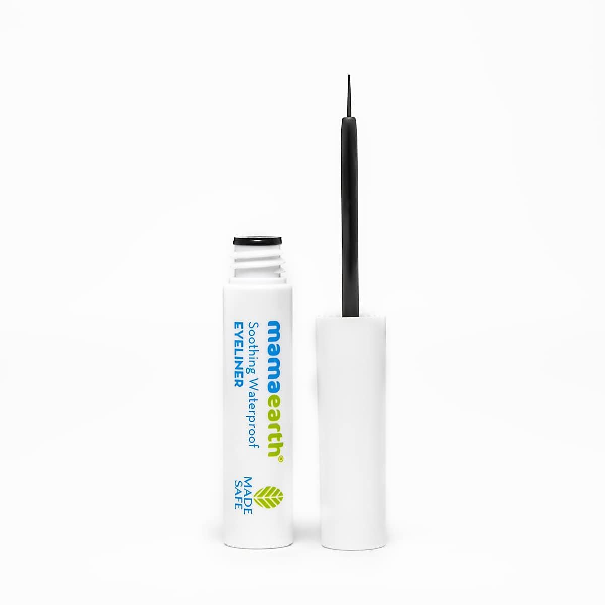 Soothing Waterproof Eyeliner with Almond Oil & Castor Oil for 10 Hour Long Stay - 3.5 ml