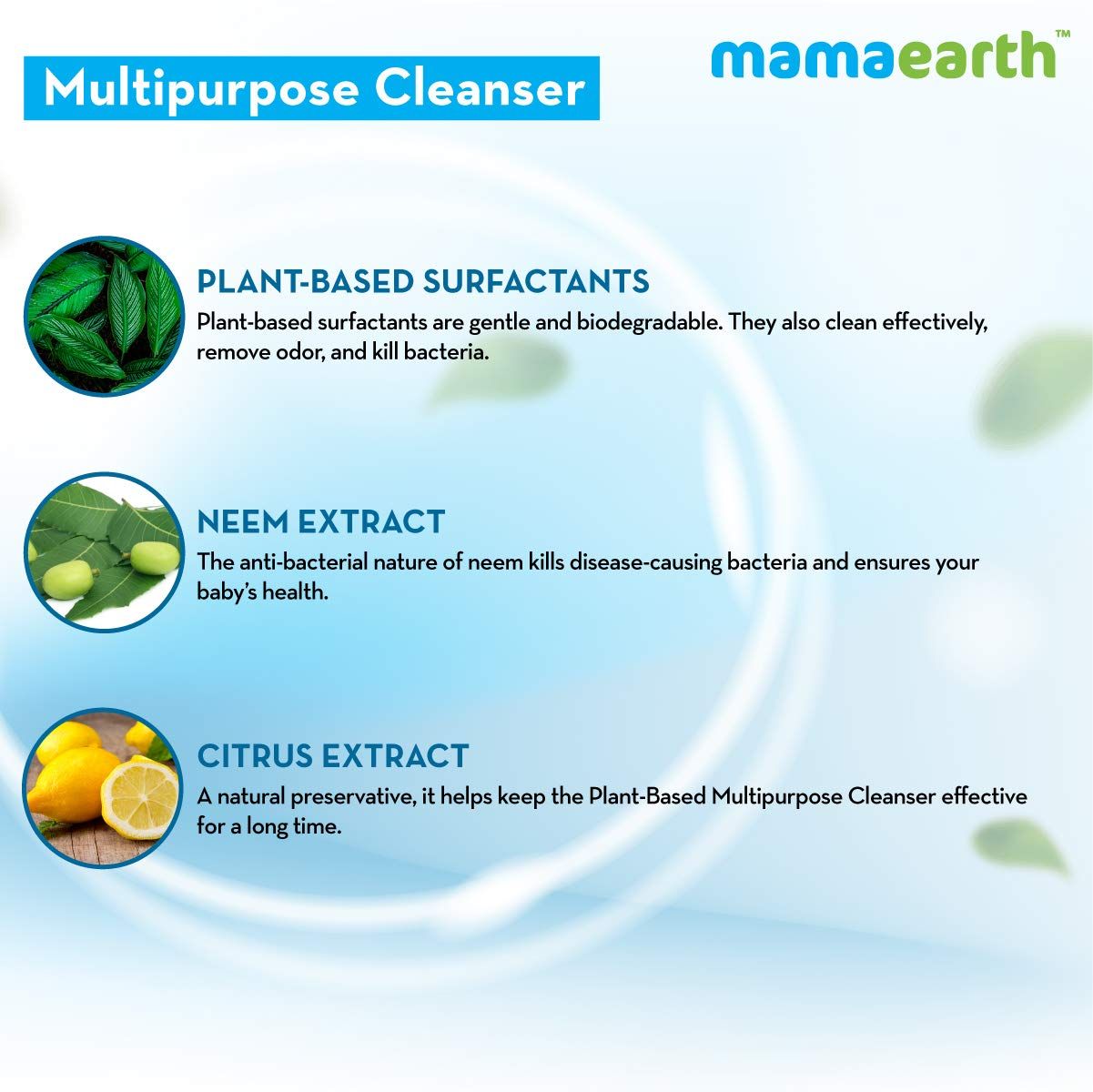 Mamaearth BB MULTI PURPOSE CLEANSER 500ML