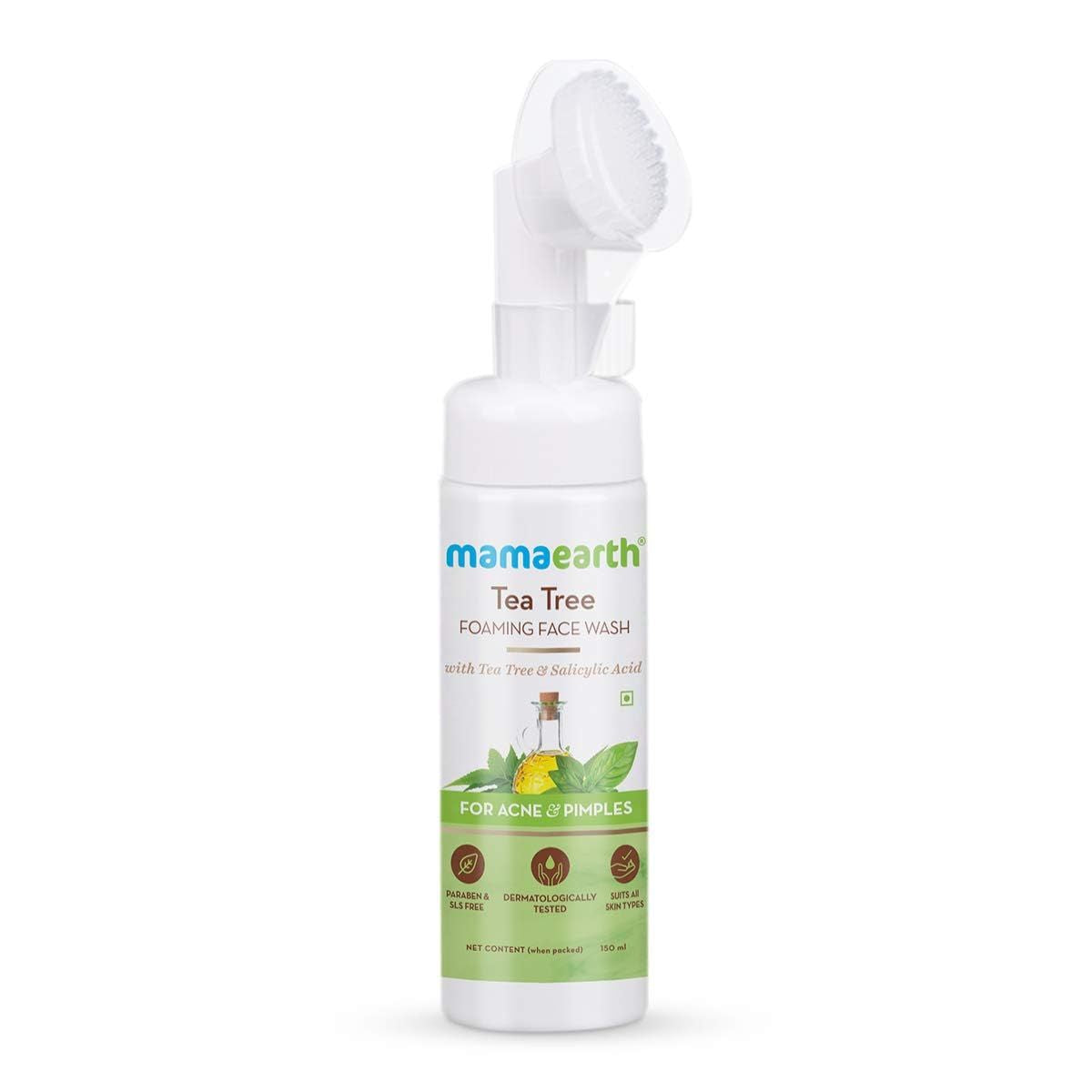 Tea Tree Foaming Face Wash with Tea Tree and Salicylic Acid for Acne and Pimples - 150ml