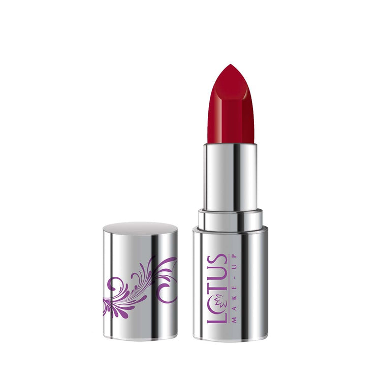 Lotus Makeup Ecostay Butter Matte Lip Colour, Red Rave, 4.2g
