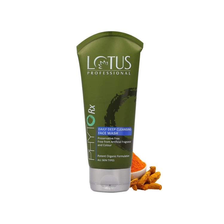 Lotus Professional PHYTORx DAILY DEEP CLEANSING FACE WASH | Skin clarifying | Nourishes skin | Spots & Pigmentation | Paraben free | 80g