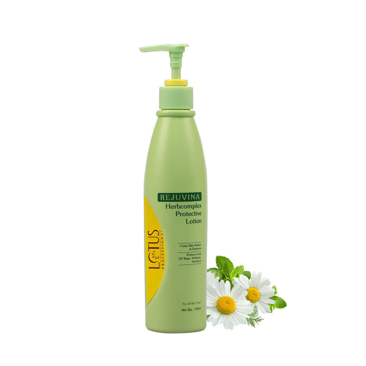 Lotus Professional Herbals Rejuvena Herbo Complex Protective Body Lotion for Men & Women, 250ml| 8Hrs Long-Lasting Protection| Deep Moisturizing & Skin Repair| Hydrating & Anti-Dryness | Paraben-Free for All skin types