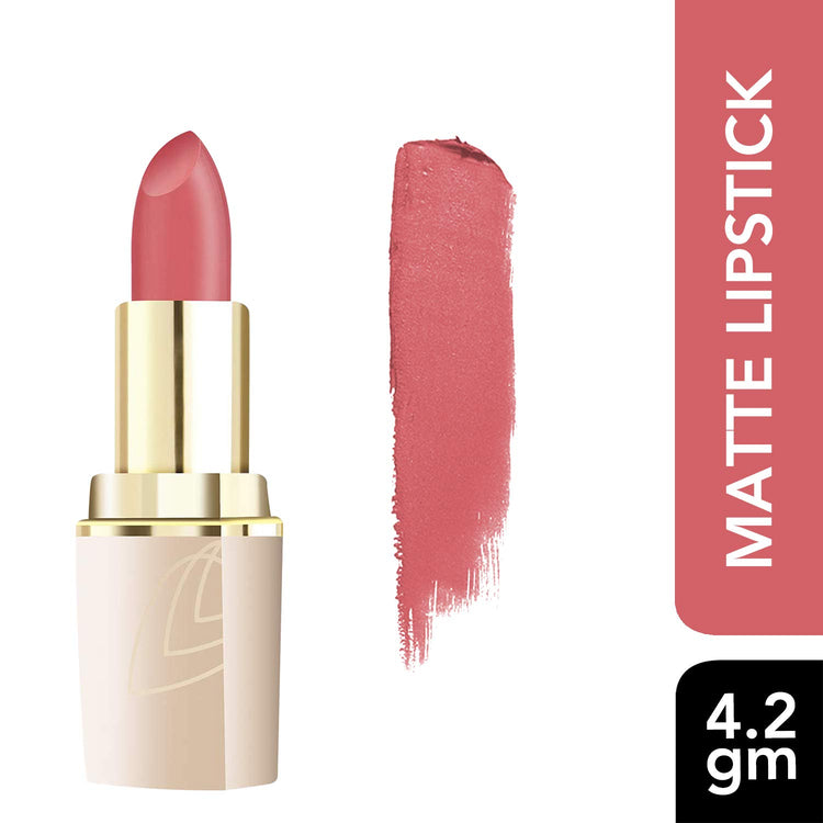 Lotus Makeup Pure Colors Matte Lip Color, Matte Finish - Nude Shine, 4.2g